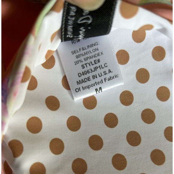 NWT Dippin Daisy’s Bikini Top Tulips Floral Women’s M - Picture 6 of 7